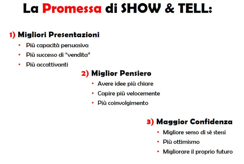 Promessa Show And Tell Corso
